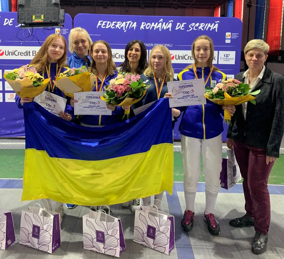 ЄКЦ 2022 Сату-Маре: Українські рапіристки другий день на п’єдесталі, цього разу – з командною бронзою!
