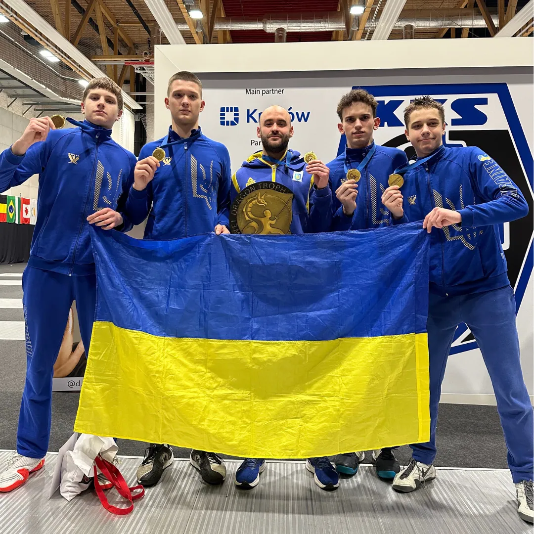 ЄКЦ 2024 Краків: Українські шпажисти й шпажистки везуть сім нагород із Польщі