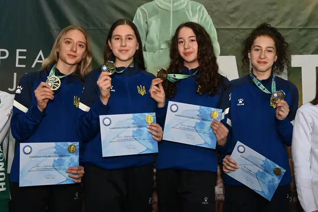 Antalya 22 February – 02 March European Fencing Championships Cadets & Juniors In photo: UKRAIN Ph Eva Pavia Gomez-Luca Pagliaricci/Bizzi Team